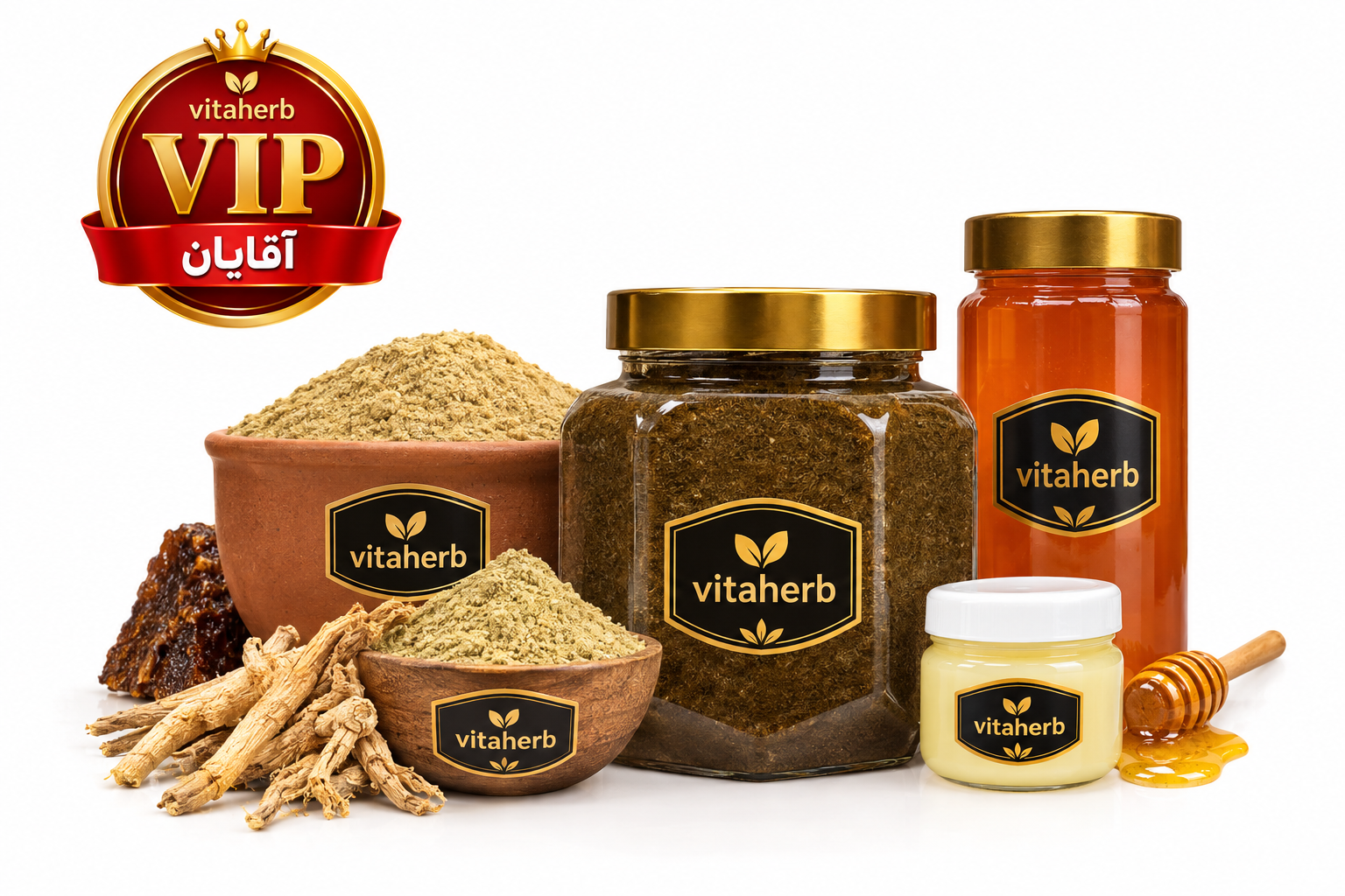 معجون vip ویژه آقایان ویتا هرب ۵۰۰ گرم تقویت بدن
